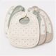Soft Cotton Bib Set