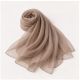 Chiffon Shawl - Mocha