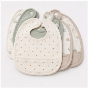 Soft Cotton Bib Set