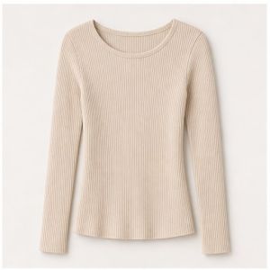 Ribbed Long Sleeve Top