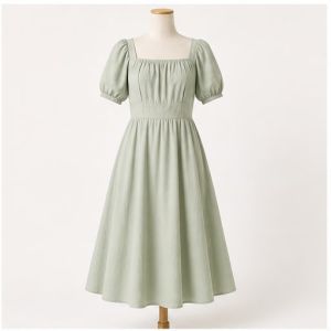 Cotton Midi Dress