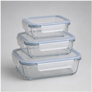 Glass Container Trio