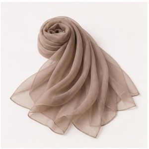 Chiffon Shawl - Mocha