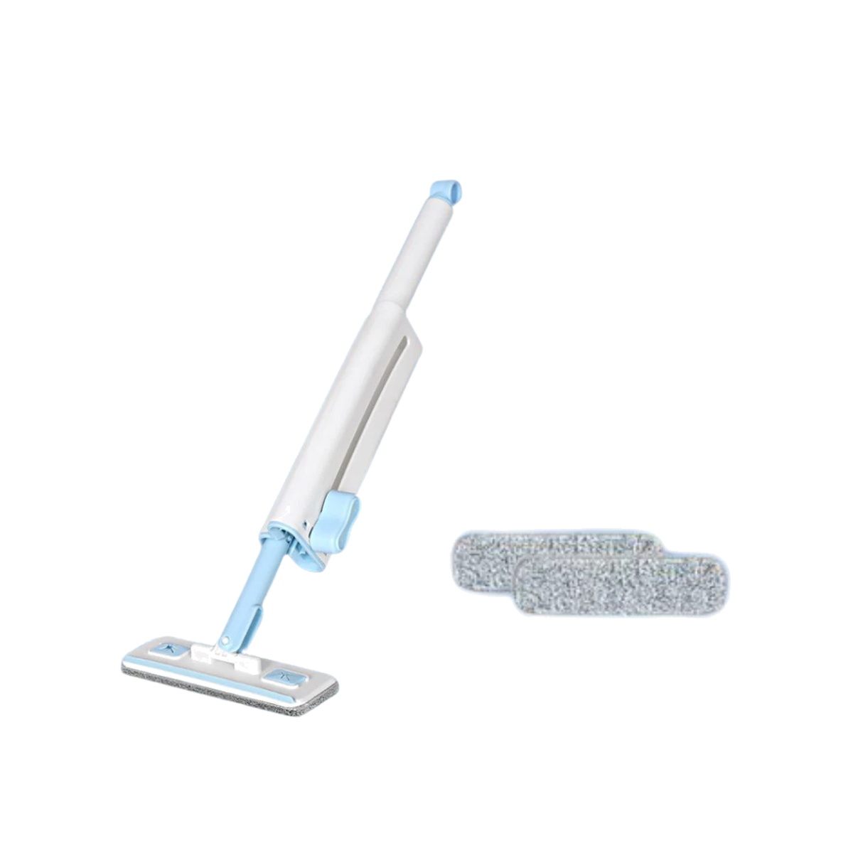 Self-Squeeze Flat Mop with Washable Microfiber Pads