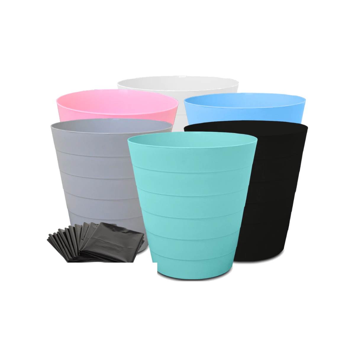 Plastic Waste Bin M125 with Free Garbage Bags