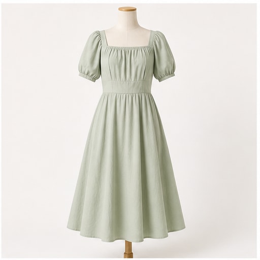 Cotton Midi Dress