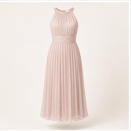 Pleated Occasion Dress