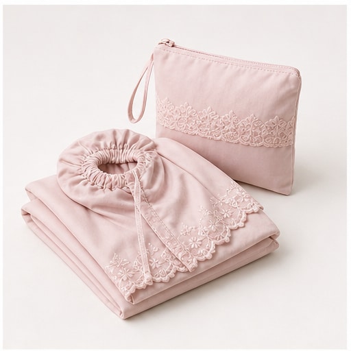Serene Prayer Telekung - Blush
