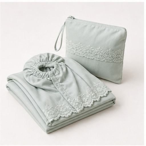 Serene Prayer Telekung - Mint