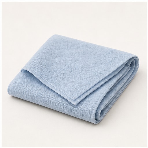 Airy Cotton Bawal - Powder Blue