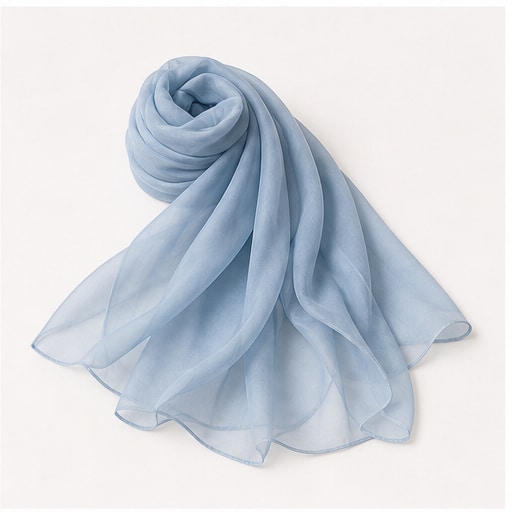 Chiffon Shawl - Sky