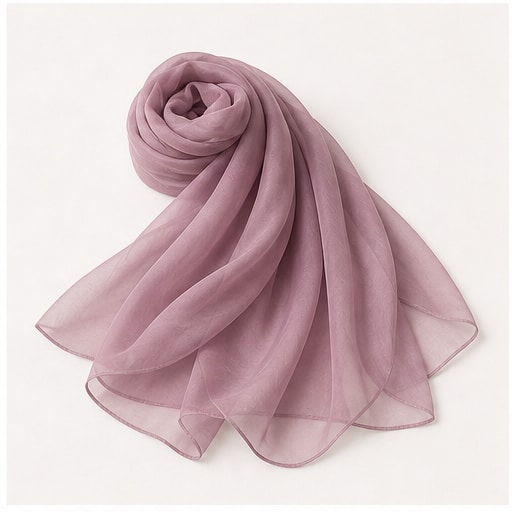 Chiffon Shawl - Mauve