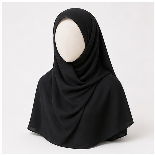 Everyday Instant Hijab - Black