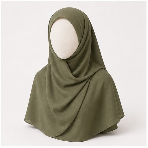 Everyday Instant Hijab - Olive