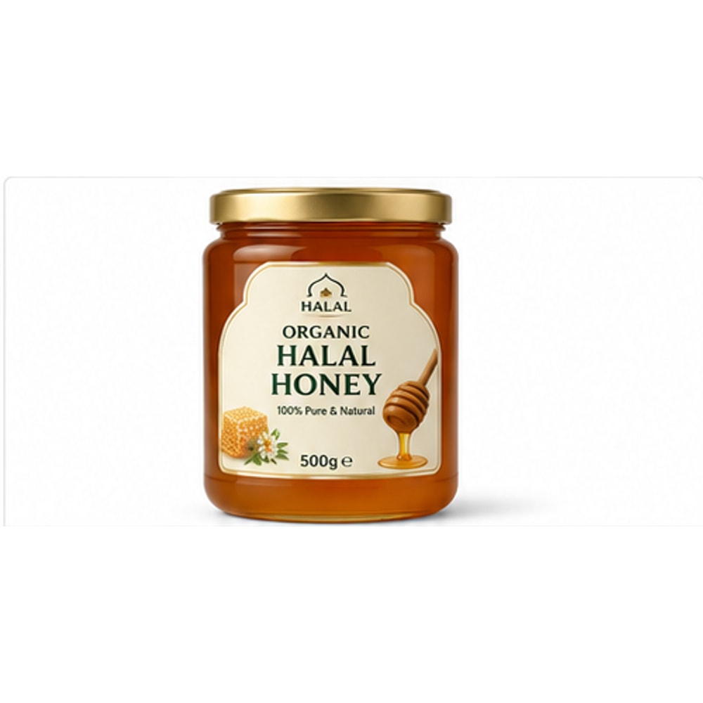 Organic Halal Honey 500g