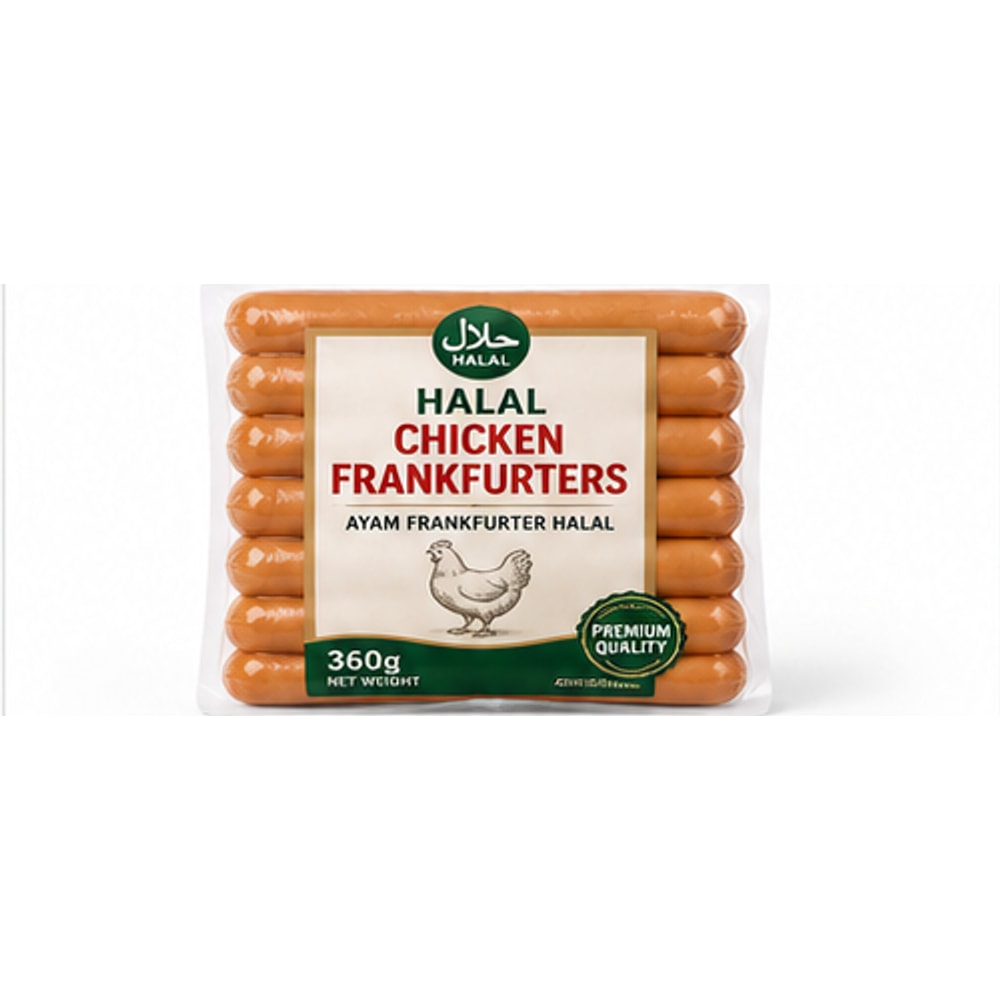 Halal Chicken Frankfurters 360g