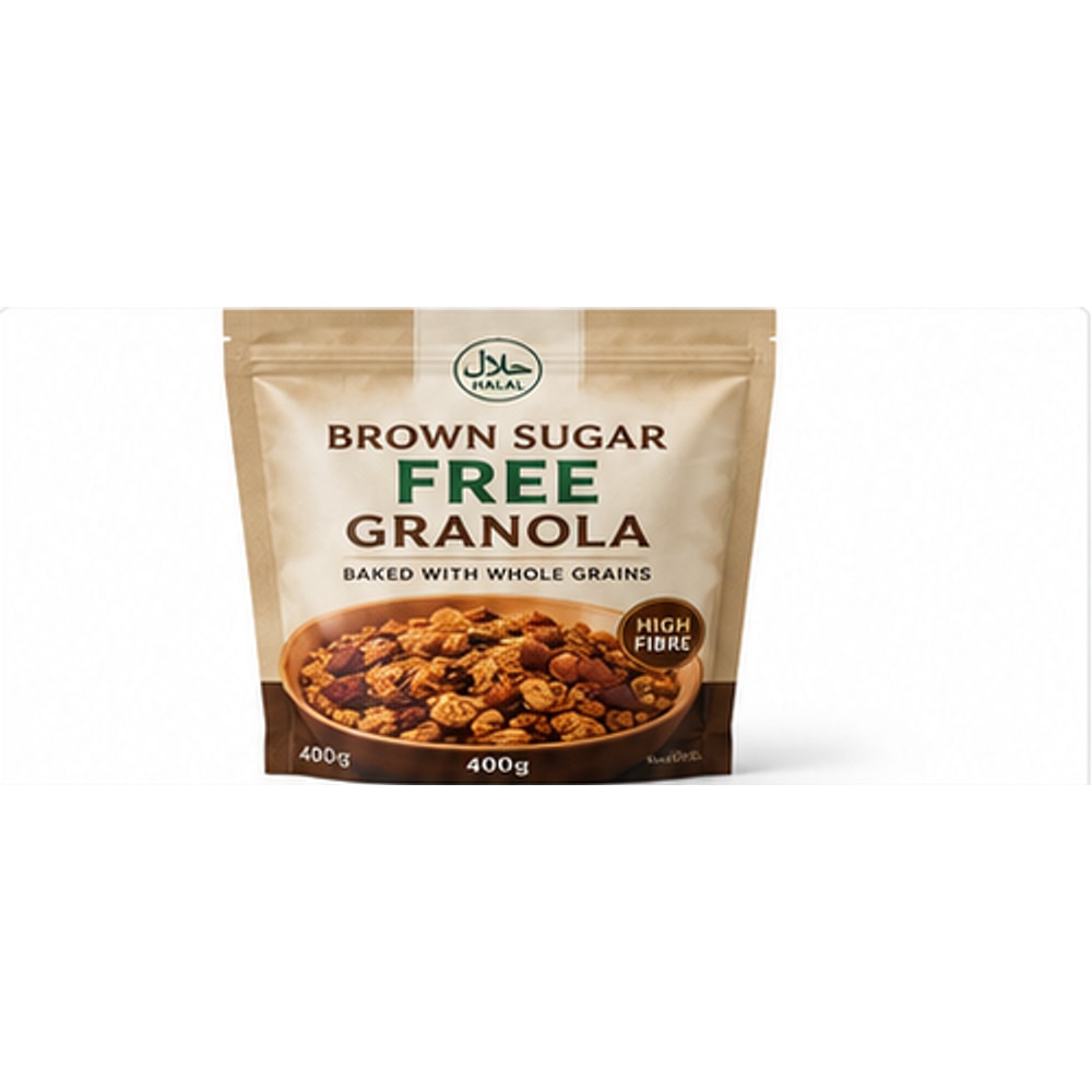 Brown Sugar Free Granola 400g