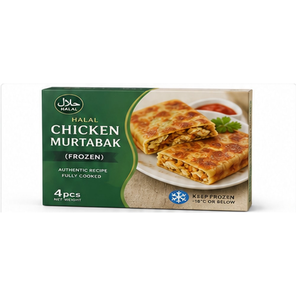 Halal Chicken Murtabak (frozen) 4pcs