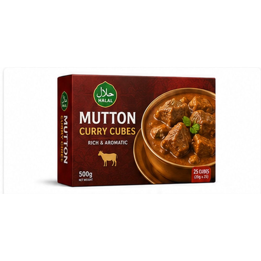 Halal Mutton Curry Cubes 500g
