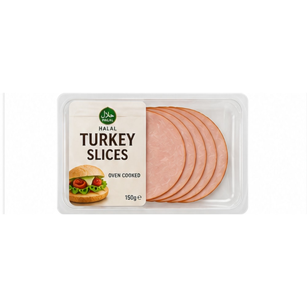 Halal Turkey Slices 150g